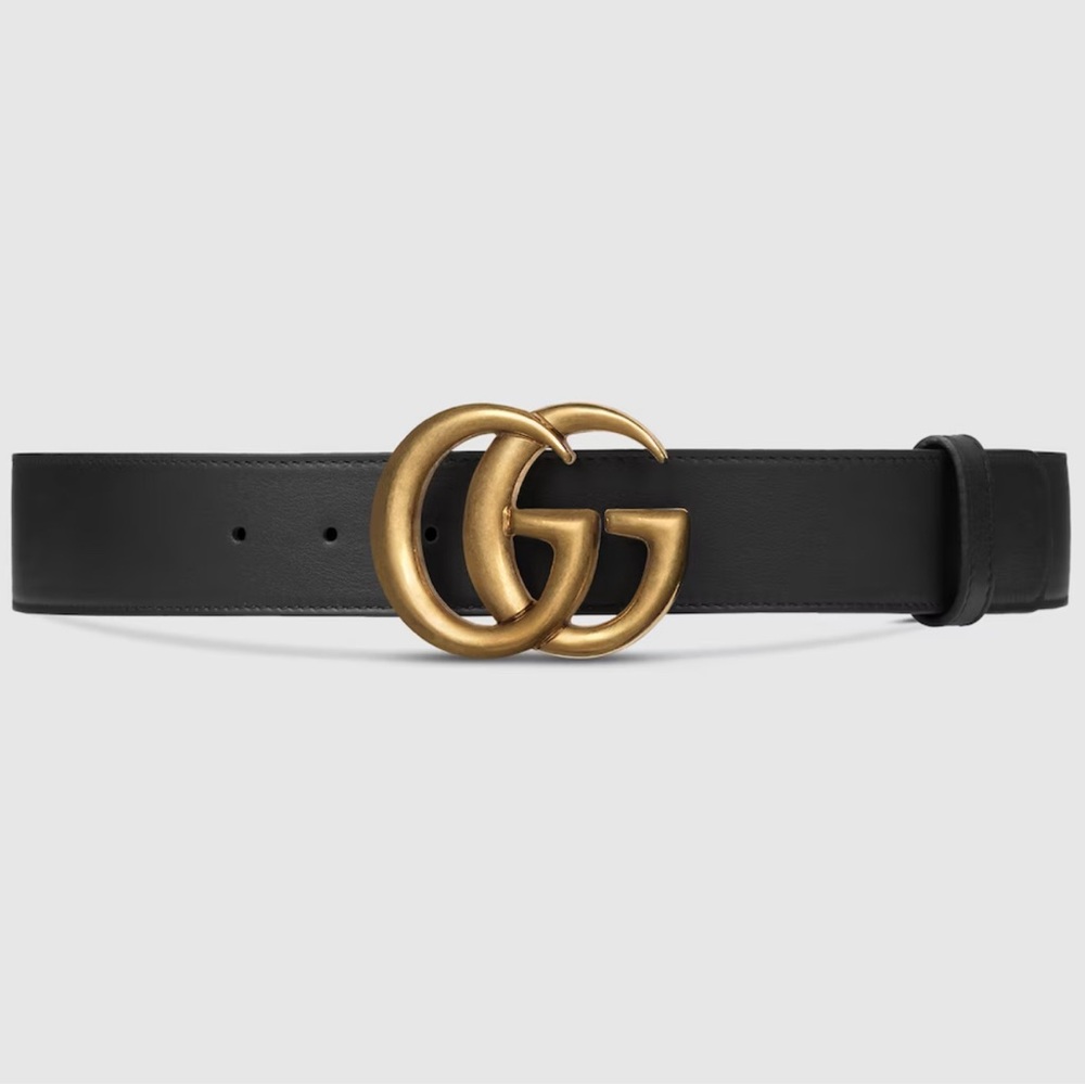 GUCCI GG Marmont belt woman’s black size 90